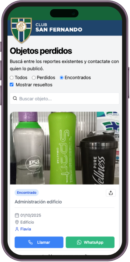 Imagen celular con la app de Foodit abierta